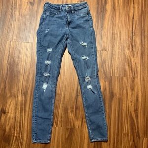 H&M/Divided Jeans, Size-2, Color-Jean Blue
